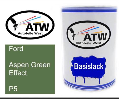 Ford, Aspen Green Effect, P5: 500ml Lackdose, von ATW Autoteile West.